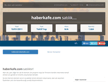 Tablet Screenshot of haberkafe.com
